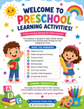 Preschool Learning Activities Workbook for Kids Ages 3–6 | 90+ Printable PDF Activities