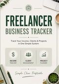 Freelancer Business Tracker | Income, Clients & Project Management System