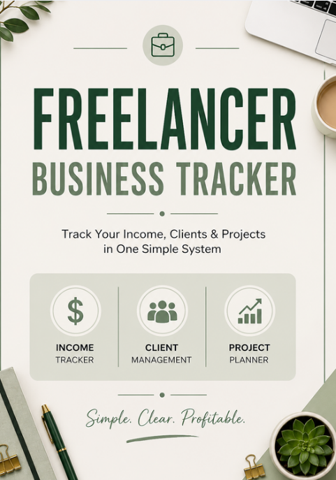 Freelancer Business Tracker | Income, Clients & Project Management System
